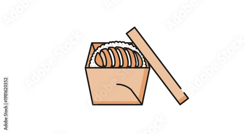 Cartoon illustration of a bucket.