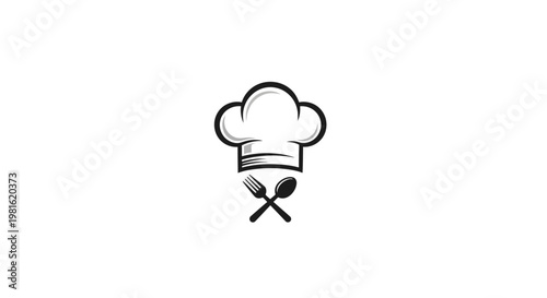 Chef hat and kitchen tools.