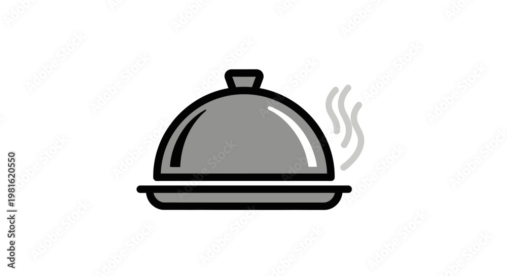 Obraz premium Cloche Server Food Dome.