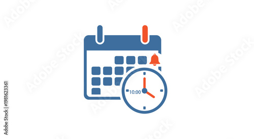 Calendar and Clock Icon.