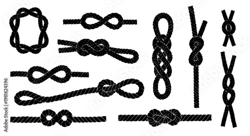 Rope Elements Vector – Knots & Tension Line Pack