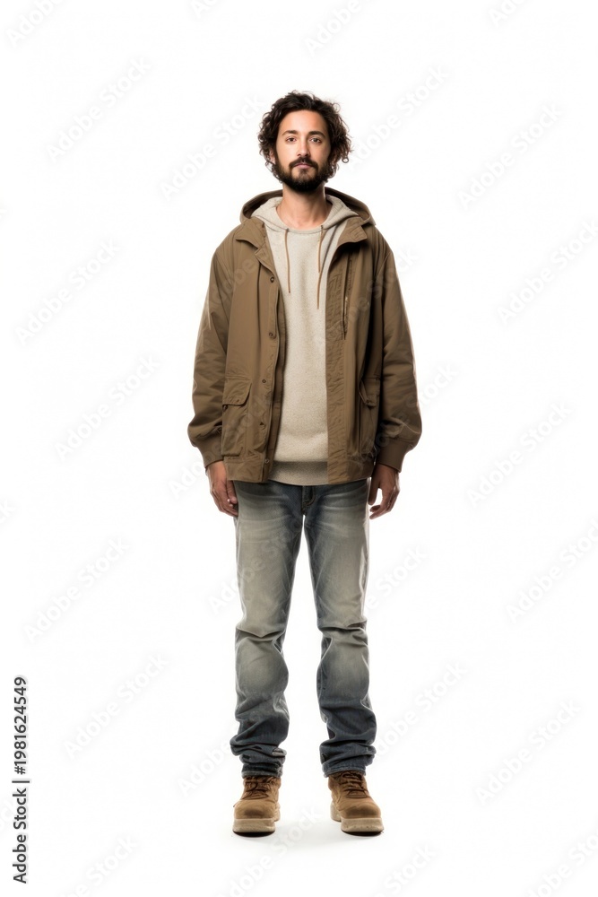 Fototapeta premium Sweatshirt footwear standing sleeve.