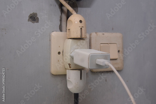 Electrical socket full