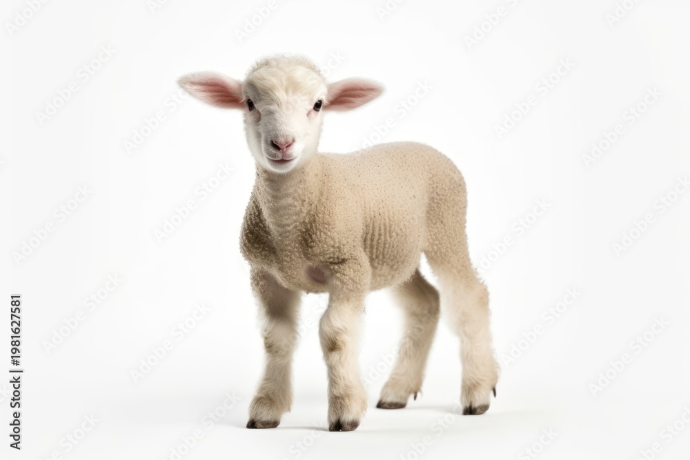 Fototapeta premium Livestock animal mammal sheep.