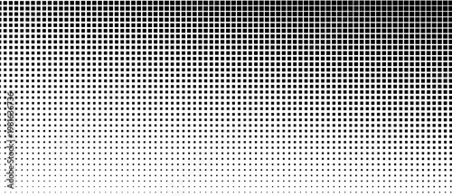 Abstract halftone gradient texture. Vanishing polka dot background. Repeating dots gradation pattern modern