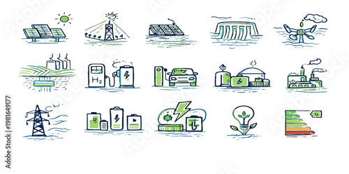 Comprehensive travel and transportation vector set featuring isolated icons of a car, bus, plane, ship, and train for professional vehicle sign and traffic symbol design