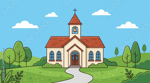 People gather at church on National Day of Prayer outside