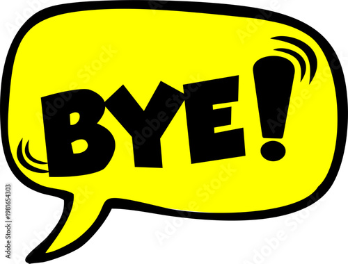 Cartoon comic sign burst clouds. Speech bubble, Bye sign expression and pop art text frames. Comics mem expressions speech, superhero book Bye label. Isolated vector symbols set