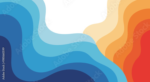 Dynamic abstract background showcasing fluid dynamics and vibrant gradient color transitions, representing energy flow with organic wave patterns