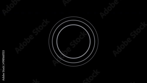 Minimal pulse ring overlay with alpha channel and open center