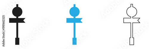 Blank road sign icon, empty street sign symbol, simple traffic board vector. simple street information panel, flat and outline design traffic sign icon set for UI and web design. 