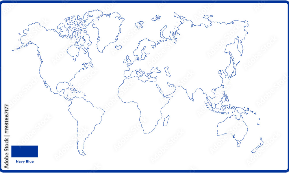 Fototapeta premium World Map Vector Business Background Template