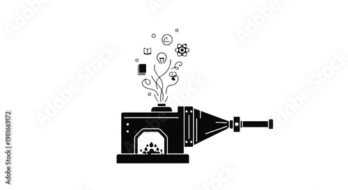 Industrial manufacturing equipment processes raw materials into innovative technological components, showcasing modern automated production lines and efficient mechanical engineering solutions.