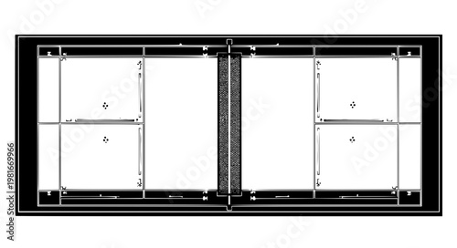 Badminton Court Vector – Layout & Position Map Set