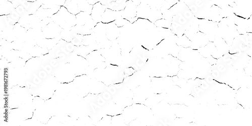 Black and white vector crack grunge texture background with rough surface