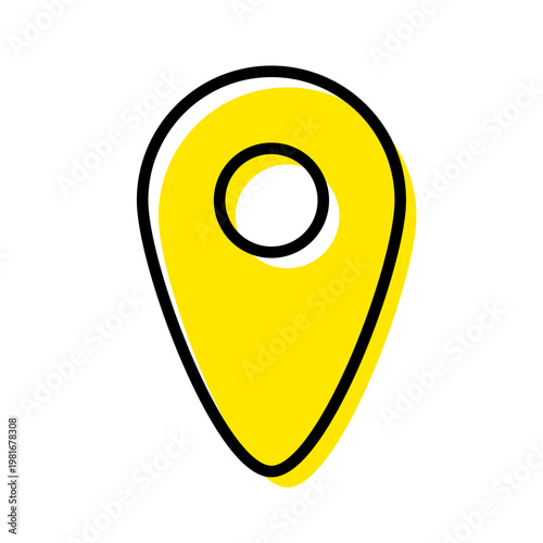 位置情報を示すマップピンアイコン