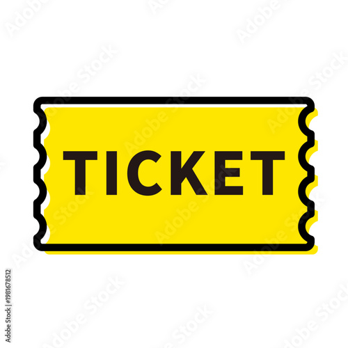 チケットアイコン・イベントやクーポンのイメージ