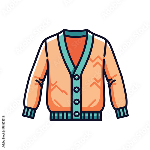 Stylish Casual Cardigan with Warm Knit Fabric for Comfortable Everyday Wear