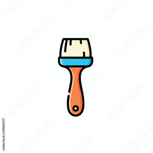 Close up of a Paintbrush for Artistic and Creative Projects