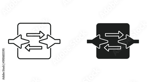 Cold compress headache relief medical illustration