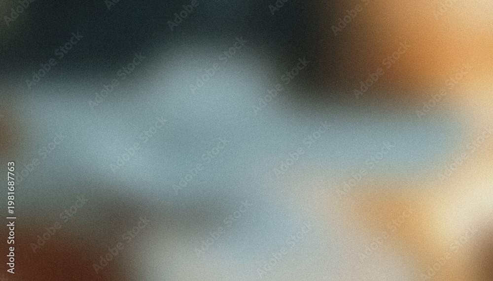 Fototapeta premium Gradient texture background with smooth transition from dark blue to orange and light blue shades