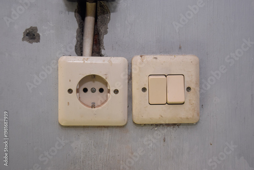 Electric socket and light switch