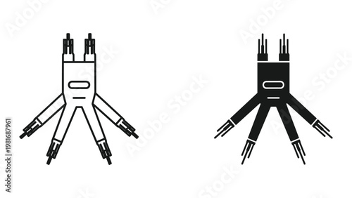Electrical power plug high voltage connector