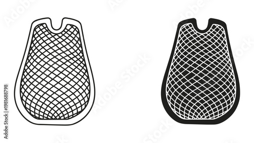 Sports shoe insole comfort mesh design set