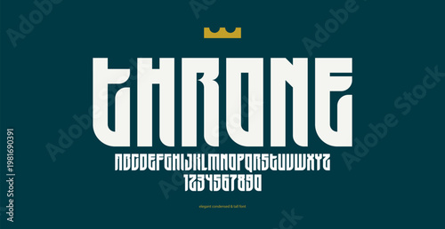 Geometric bold elegant sans...