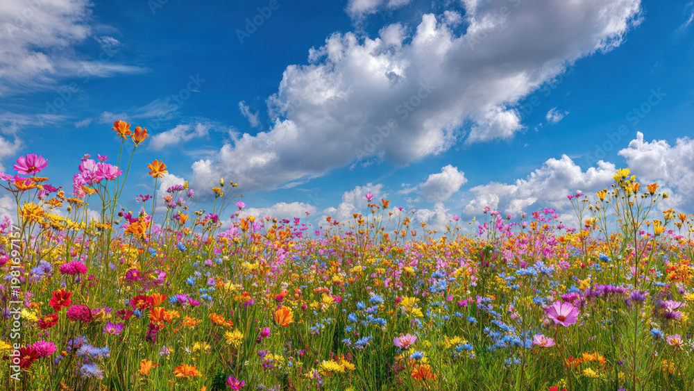 Fototapeta premium field of flowers