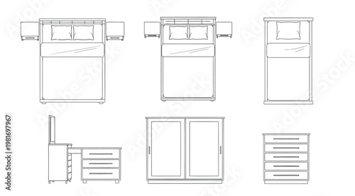 Bedroom furniture set