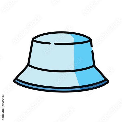 Stylish Light Blue Fashion Hat for Men and Women
