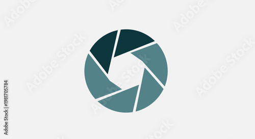 Camera Aperture Icon - Abstract Photography Symbol