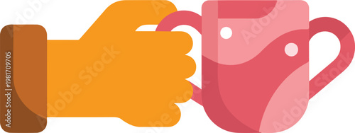 Flat design illustration of a home internet router with signal waves for wireless connectivity, smart home networking, and telecommunications concepts.