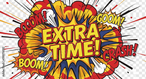 Extra Time! Comic Book Explosion - Boom, Crash, Goom Sound Effects
