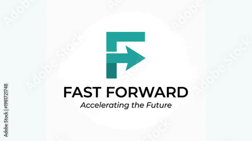 This logo captures the essence of progress with an arrow emerging from the initials F and F, reflecting innovation, speed, and forward-thinking for future-oriented ventures.