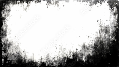 Vector Abstract grungy bordered grunge frame with rough textures for creative editing with aesthetic art style and blank space