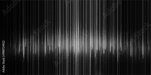 digital audio waves in a futuristic scene, a visual interpretation of sound. Representing the data of audio with lines, perfect for music enthusiasts, or anyone intrigued by the blend of sound.