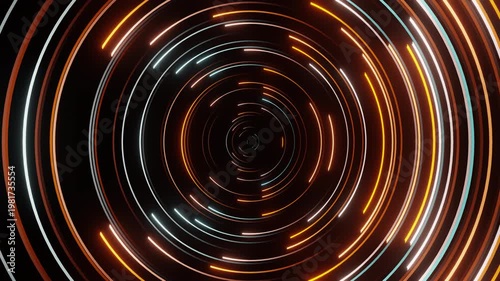 Abstract Conceptual Gravitational Wave Loop Rotation 