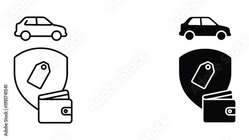 Comparison of car insurance and payment methods between two scenarios