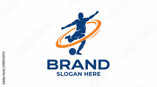 An exciting depiction of a soccer player in motion, capturing the energy and thrill of the game with a bold color palette, representing teamwork, athleticism, and sportsmanship.