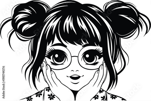 Tropical Monstera Palm Leaf Silhouette Illustration for Modern Home Decor