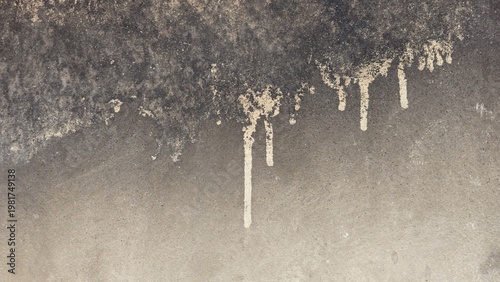 Vintage grunge background with hanging drip texture and dusty overlay, abstract old wall pattern. Abstract gray concrete wall texture background with rough surface