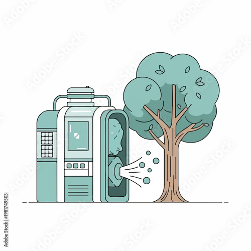 Hands cradling a lightbulb with a small plant growing in soil