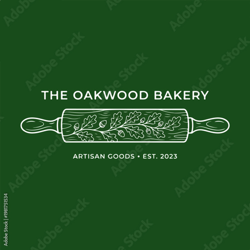 The Oakwood Bakery Artisan Goods Logo.
