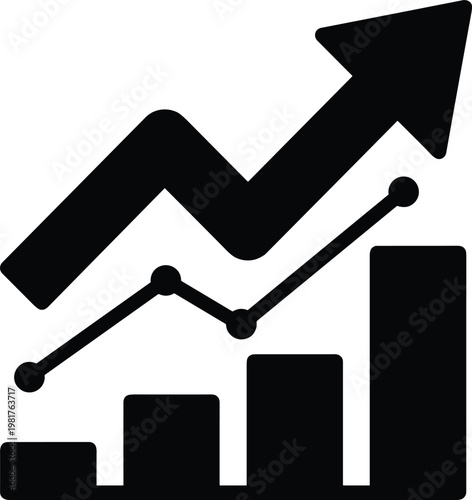 Growing Success Trending Upwards Arrow