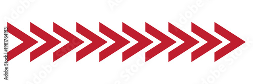 Automotive racing arrow stripe decals and speed vinyl graphic stickers. Sport car side wrap and motor motorcycle decals set. Vector Illustration. Chevron arrow border, repeating right direction arrows