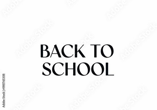 Back to school drawing vector graphic for educational materials and promotional design