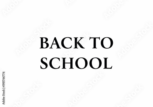 Back to School Vector Drawing for Educational Materials and Promotional Campaigns