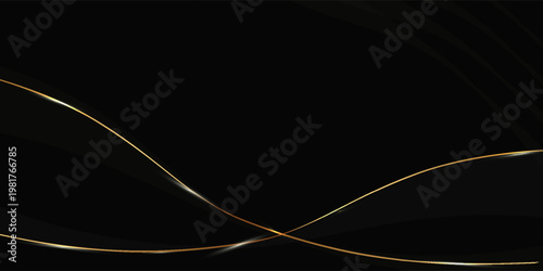Black background with elegant effect. Vector illustration.